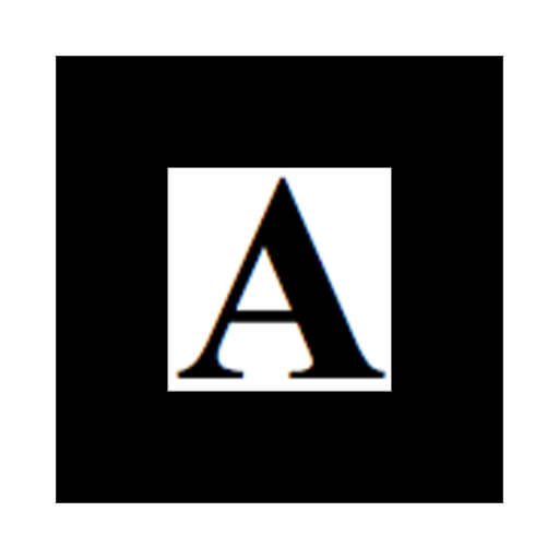 Letter A marker for screen